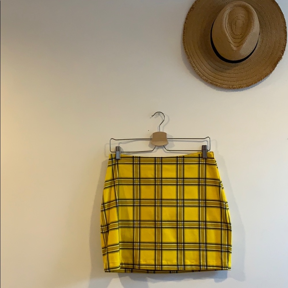 GUESS X Urban Outfitters plaid skirt